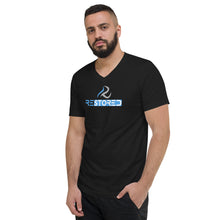 Load image into Gallery viewer, Unisex Short Sleeve V-Neck T-Shirt