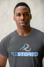 Load image into Gallery viewer, Restored Logo Short-Sleeve Men's T-Shirt - Black/Navy/Red/Berry/Asphalt/Gold
