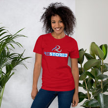 Load image into Gallery viewer, Restored Logo Short-Sleeve Women's T-Shirt - Black/Navy/Red/Berry/Asphalt/Gold/Athletic Heather
